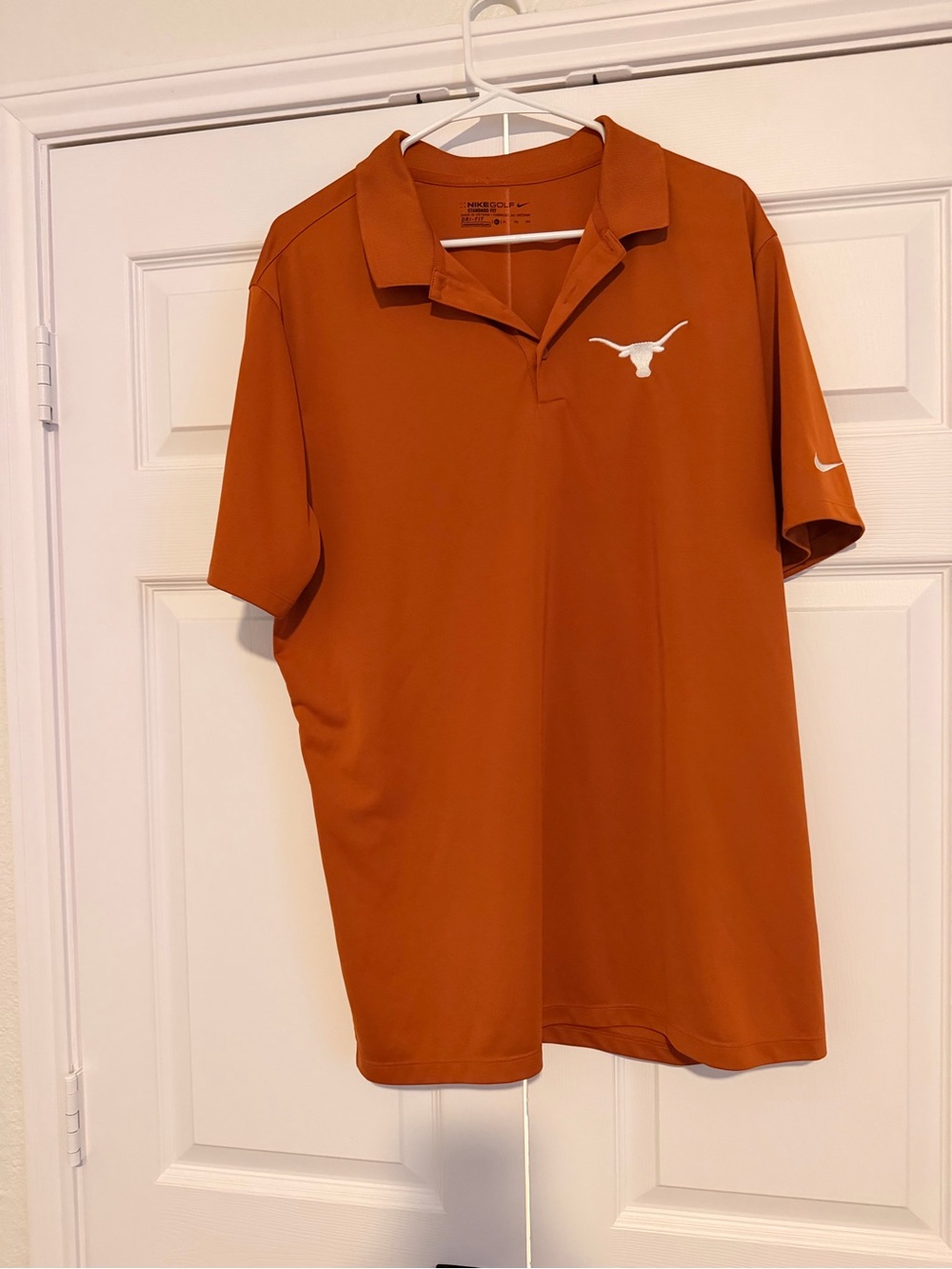Nike Burnt Orange Texas Longhorns Polo
